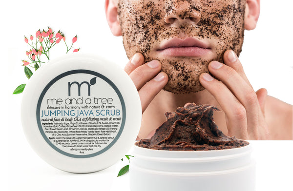 Jumping Java Natural Face Body Scrub Men