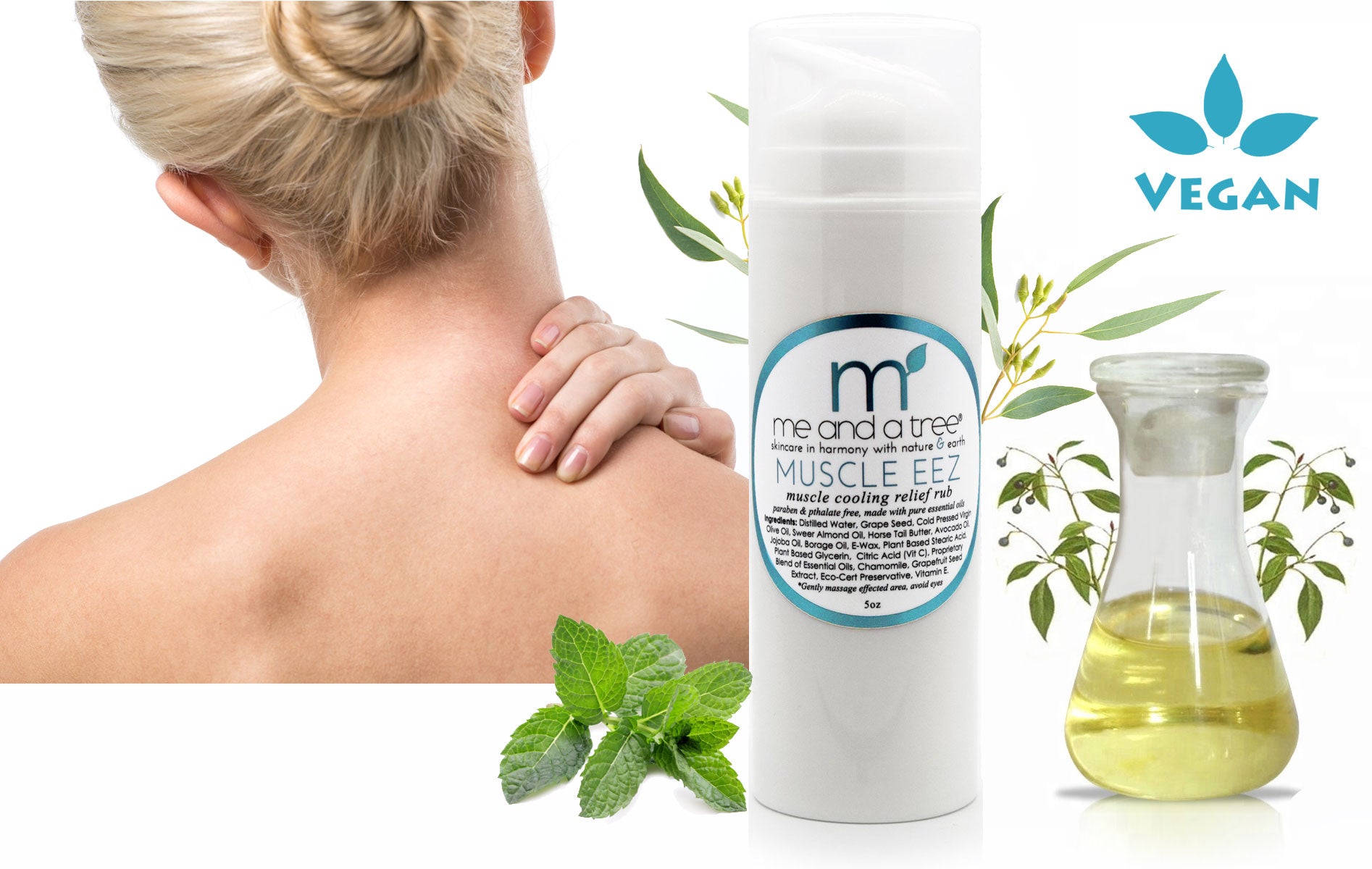 Best Natural Skin Care Muscle EEZ Recovery Relief Joint Rub