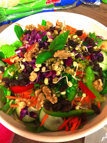 Michelle Basil Cashew Salad & Dressing Me and a Tree Skincare