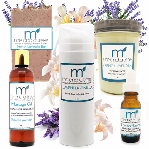 best natural & organic  French Lavender Essential Oil skin care products