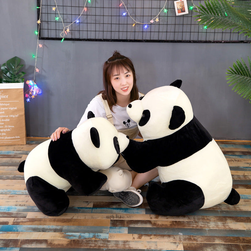 Cute Panda Doll Plush Toy Simulation Puppet Panda Doll Pillow