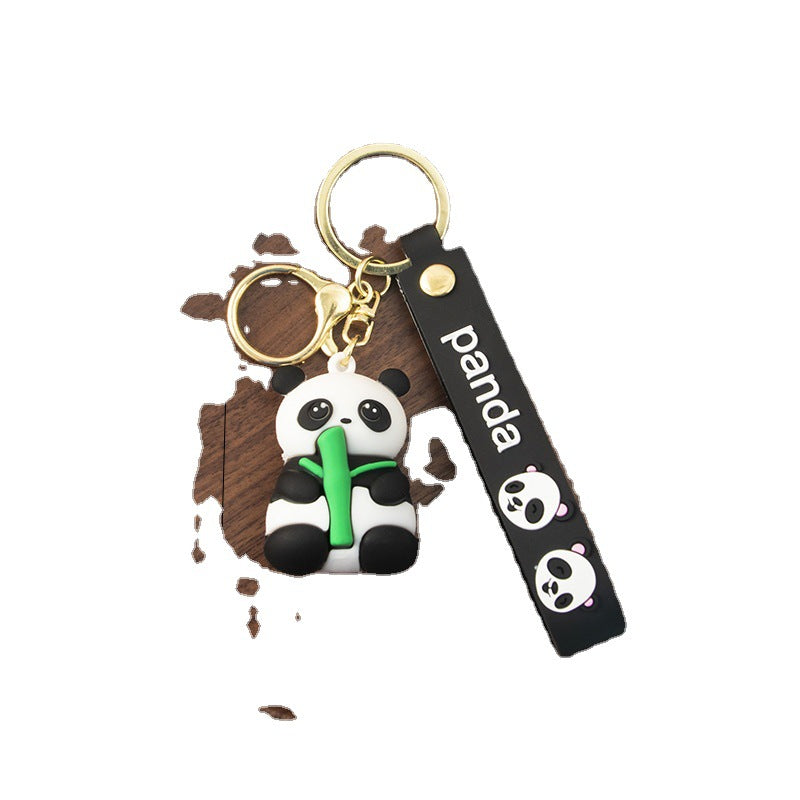 Bamboo Panda Keychain