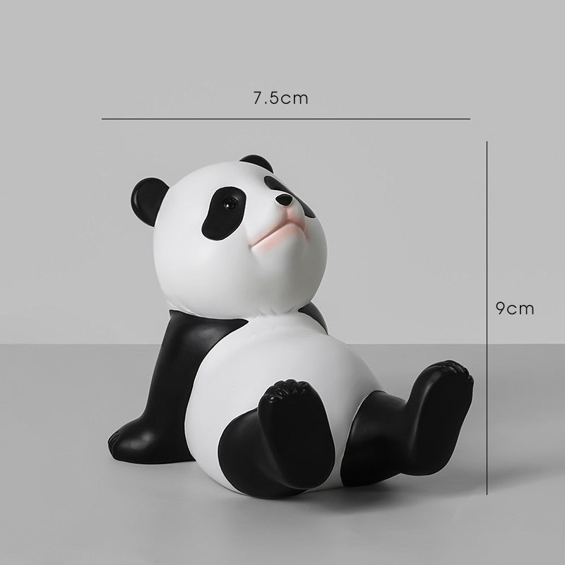 Mobile phone holder small decoration desktop home iPad tablet support decoration gift cute creative panda