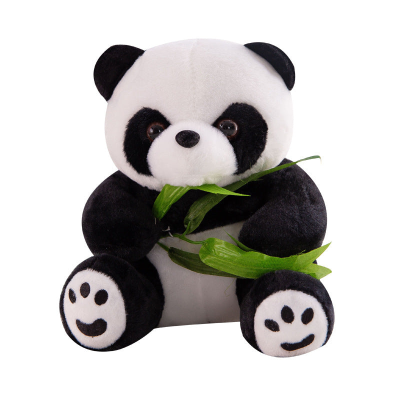 National Treasure Giant Panda Doll Plush Toy Simulation Little Panda Doll Small Hanger Cloth Doll Children's Birthday Gift