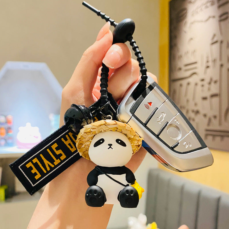 Straw Hat Friends Panda Series Keychain