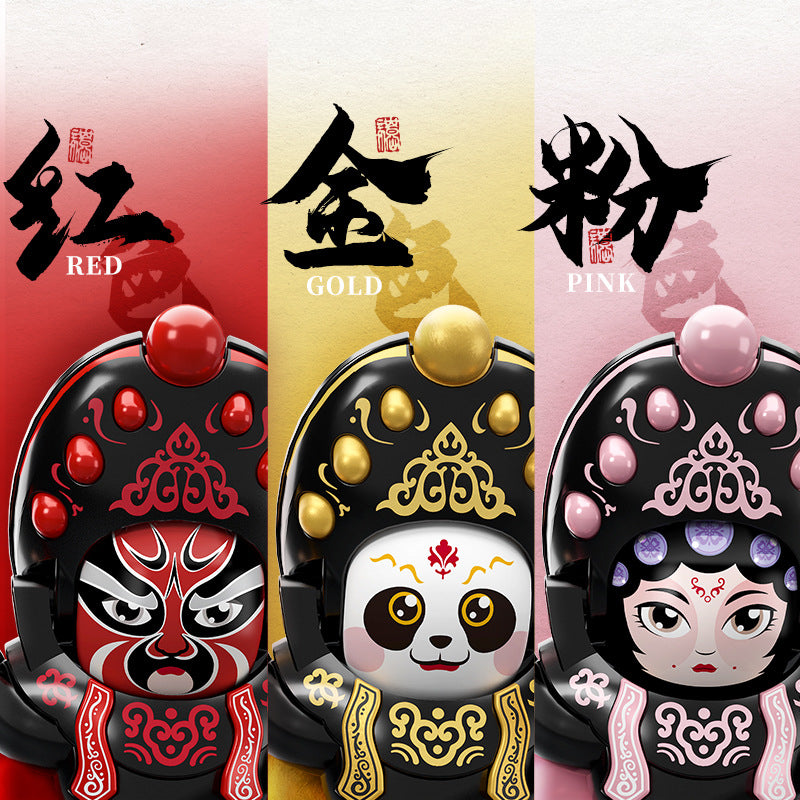 New Panda Sichuan Opera Face-changing Doll Toy National Tide Creative Decoration Doll Cartoon Facebook Doll National Culture