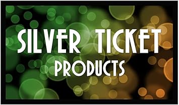 Silver Ticket Products text on a screen