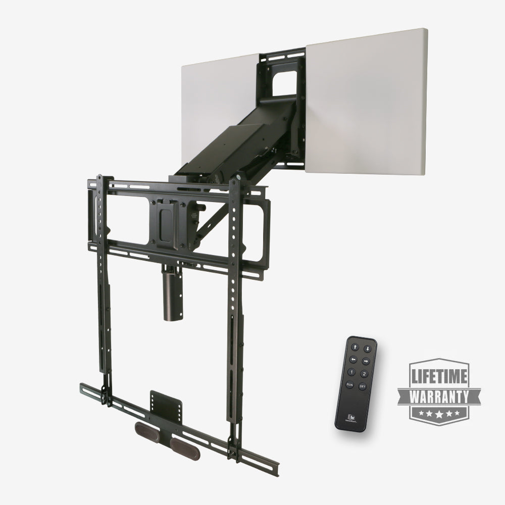 MM815 Motorized Drop Down & Swivel TV Mount - MantelMount product image