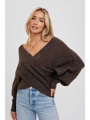Criss Cross Sweater - Pamela Joan Boutique