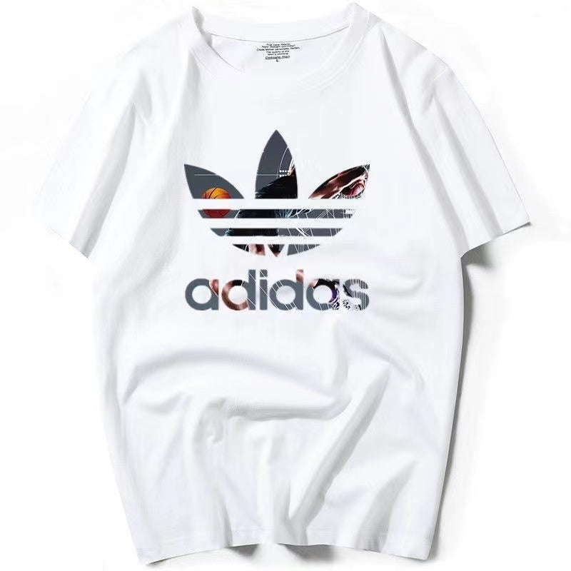 Adidas New Sports Short Sleeve Pure Cotton Round Neck T-shirt