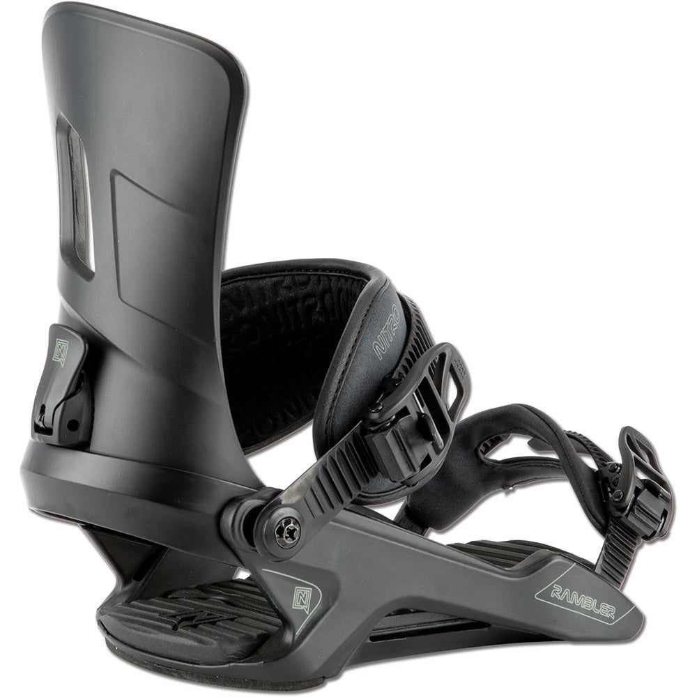 Nitro Men's Rambler Snowboard Bindings - Ultra Black