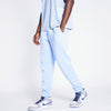 Badged Joggers - Dusty Blue