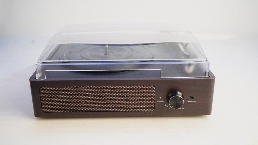 BASN Portable Vinyl Record Player with Audio Technica Magnetic Cartrid