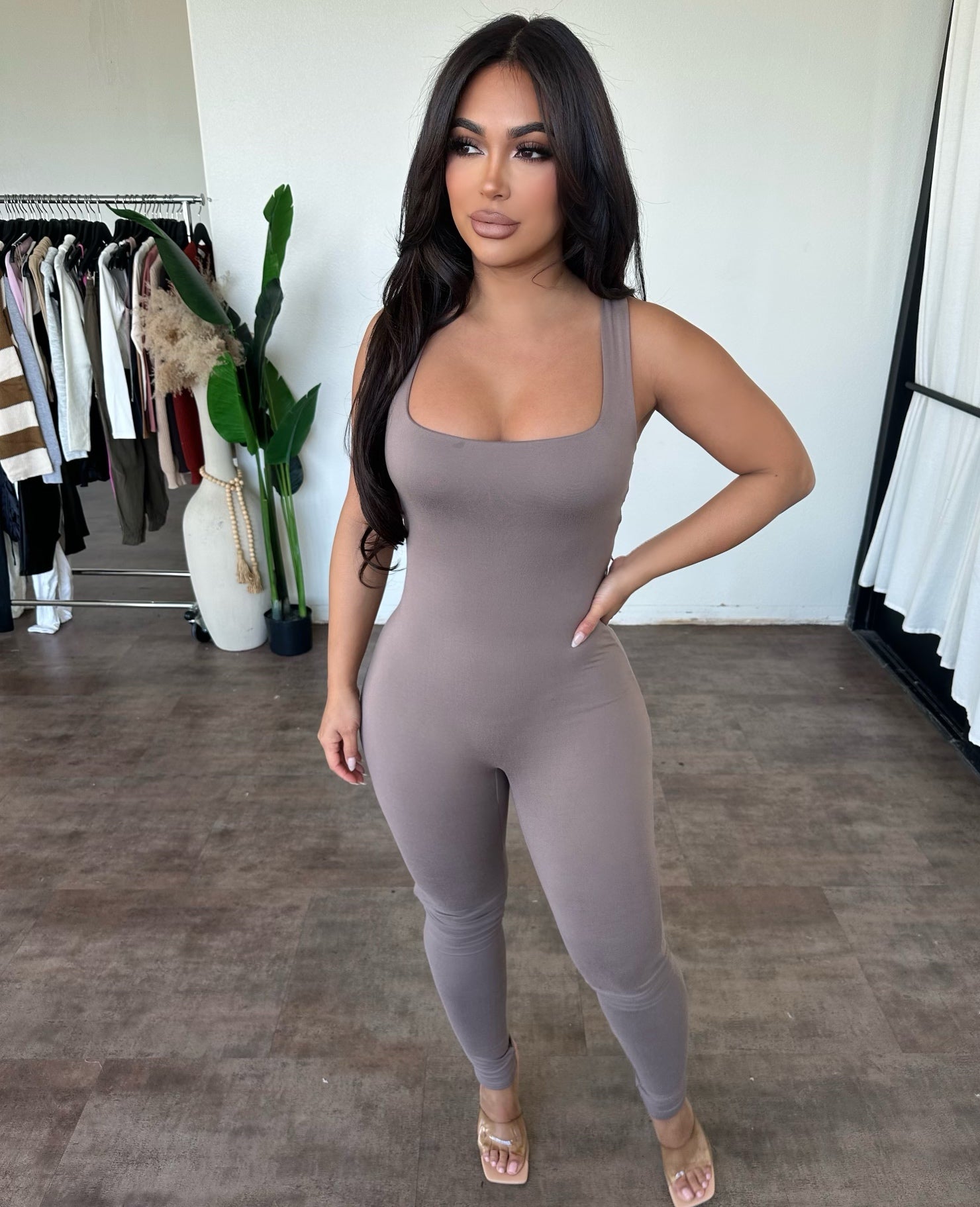 Patty Jumpsuit (Mocha)