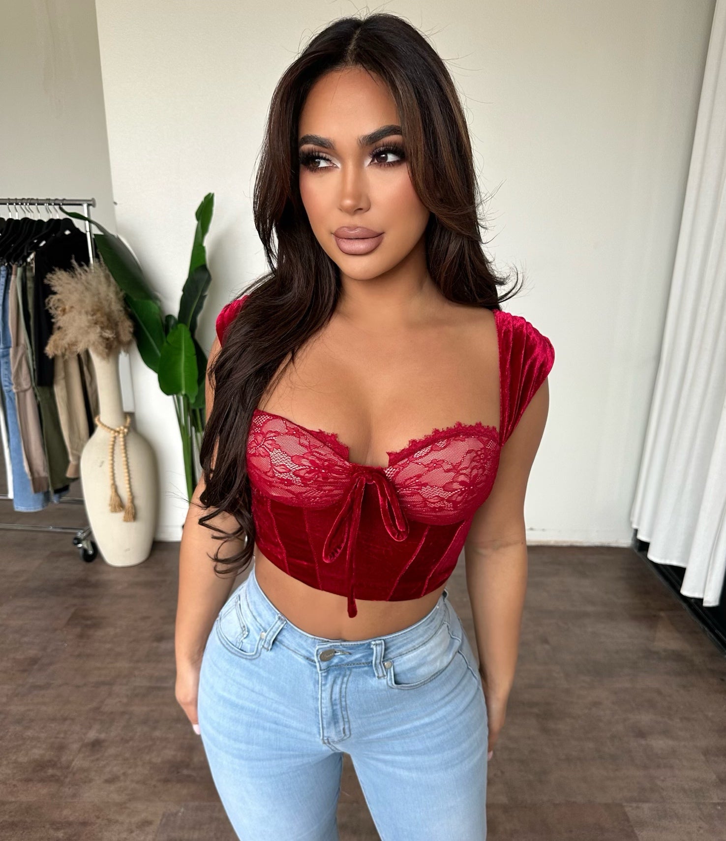 Hazel Top (Red)