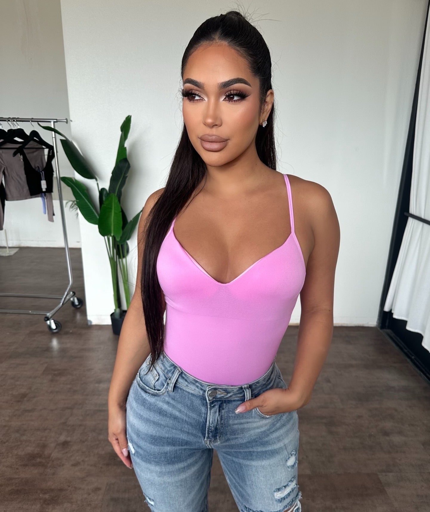 Sophia Bodysuit (Candy Pink)