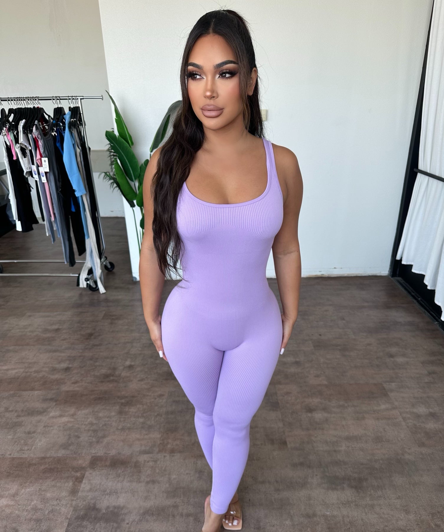 Rebecca Jumpsuit (Lavender)