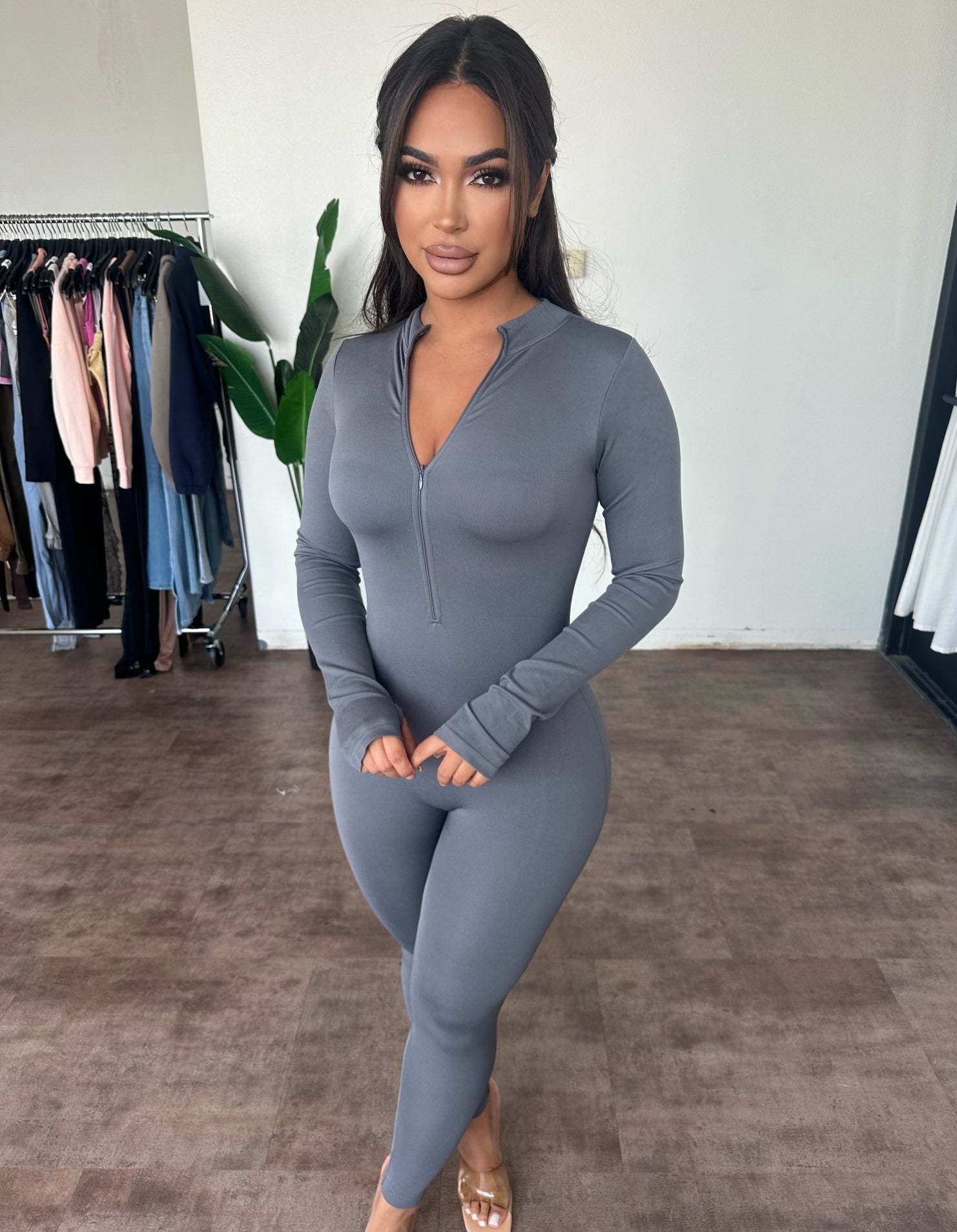 Lauren Jumpsuit(Cool Grey)