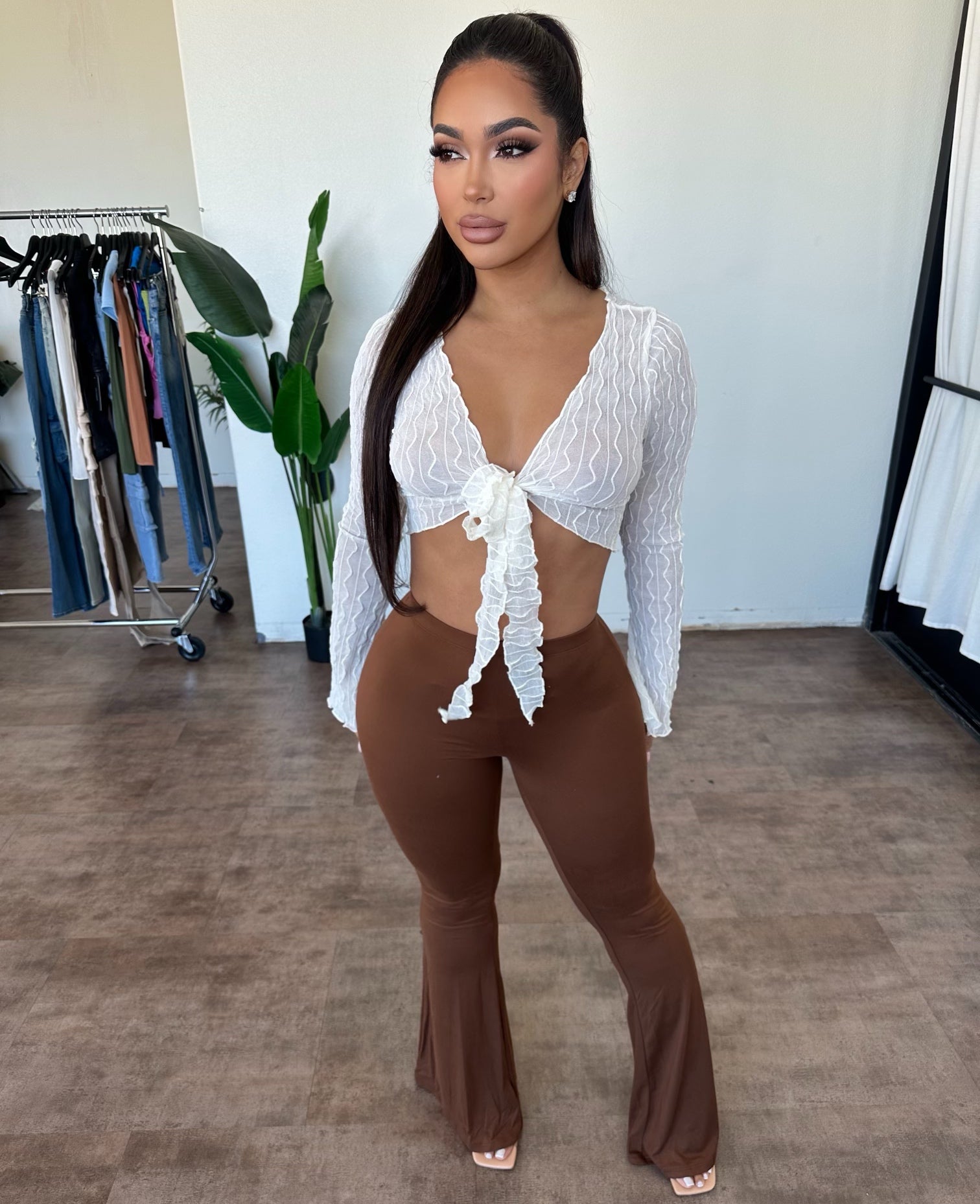 Olivia Pants (Brown)