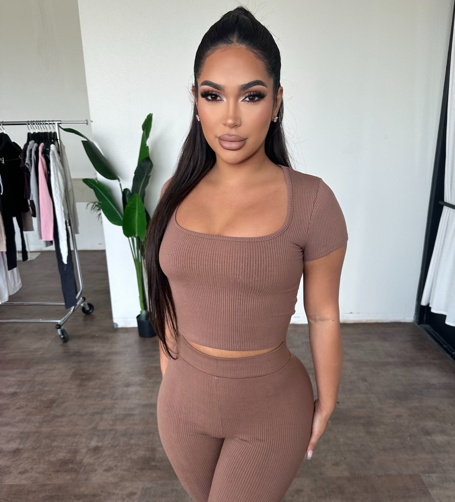 Bianca Top (Carbon brown)