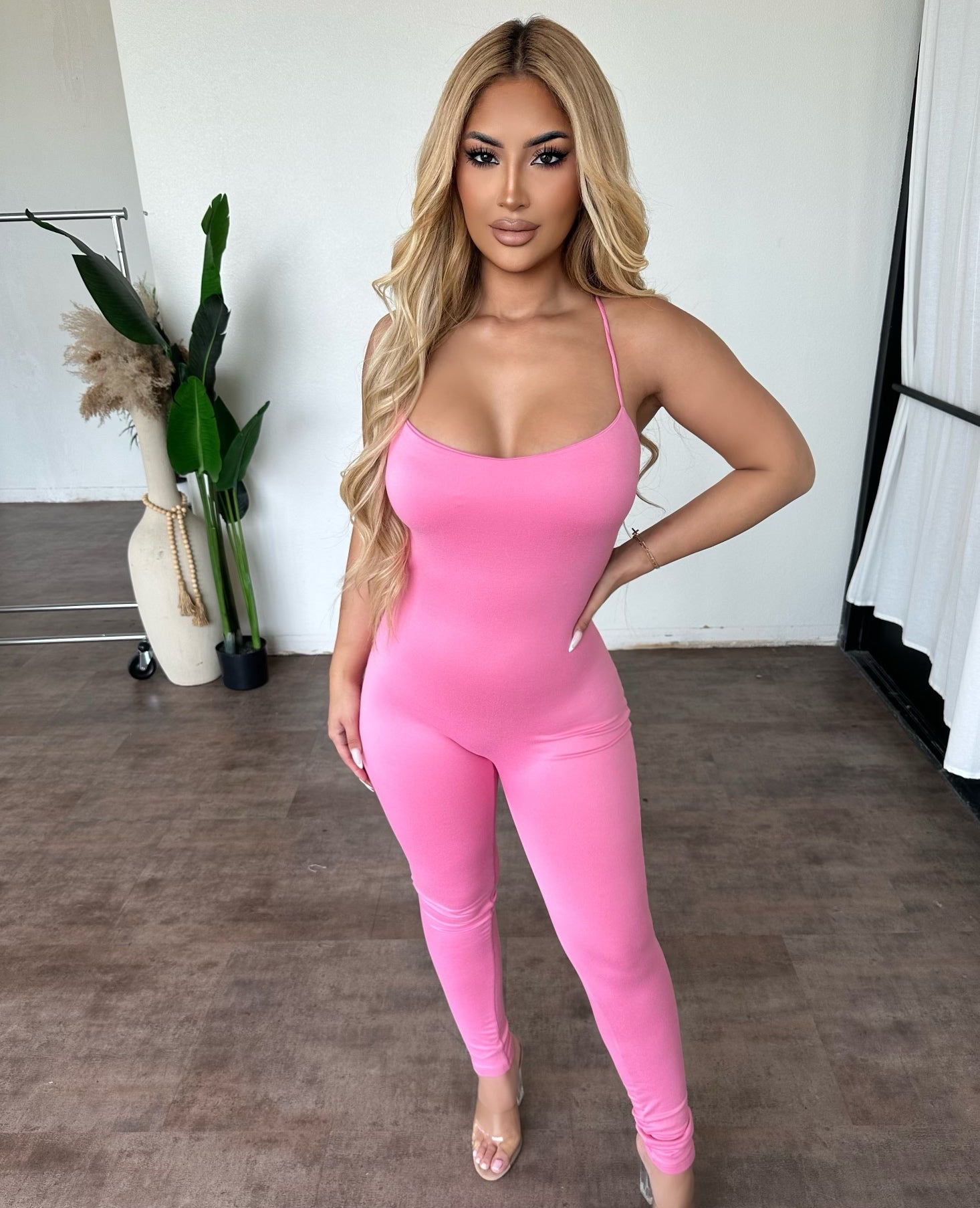 Becky Jumpsuit (Pink)