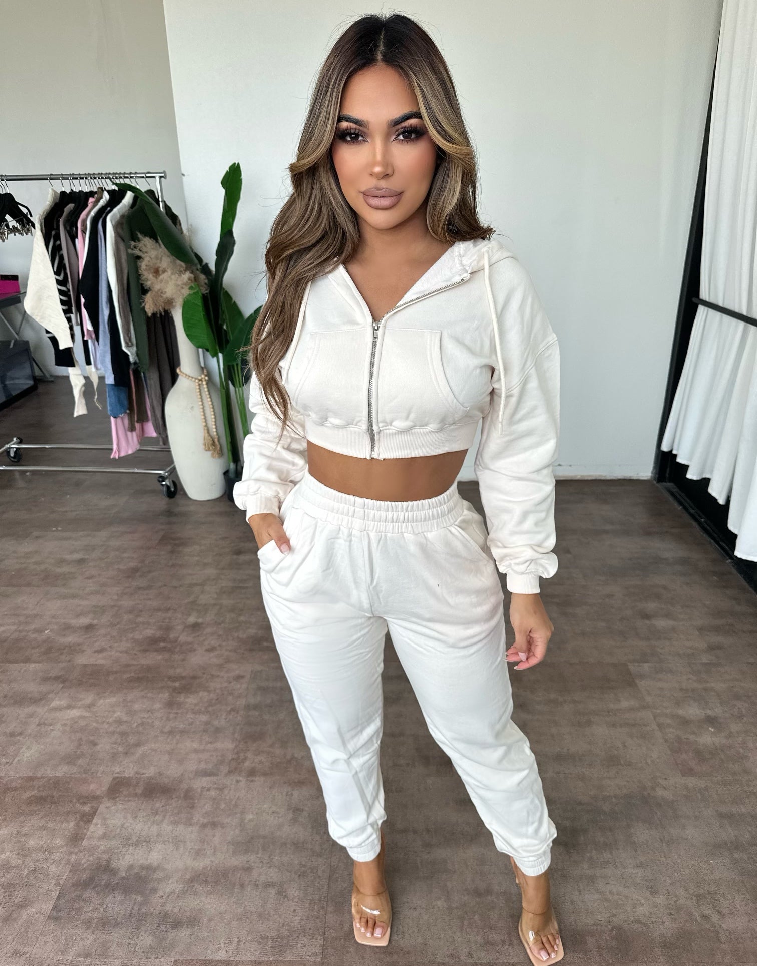 Jackie Sweatpants (Ivory)