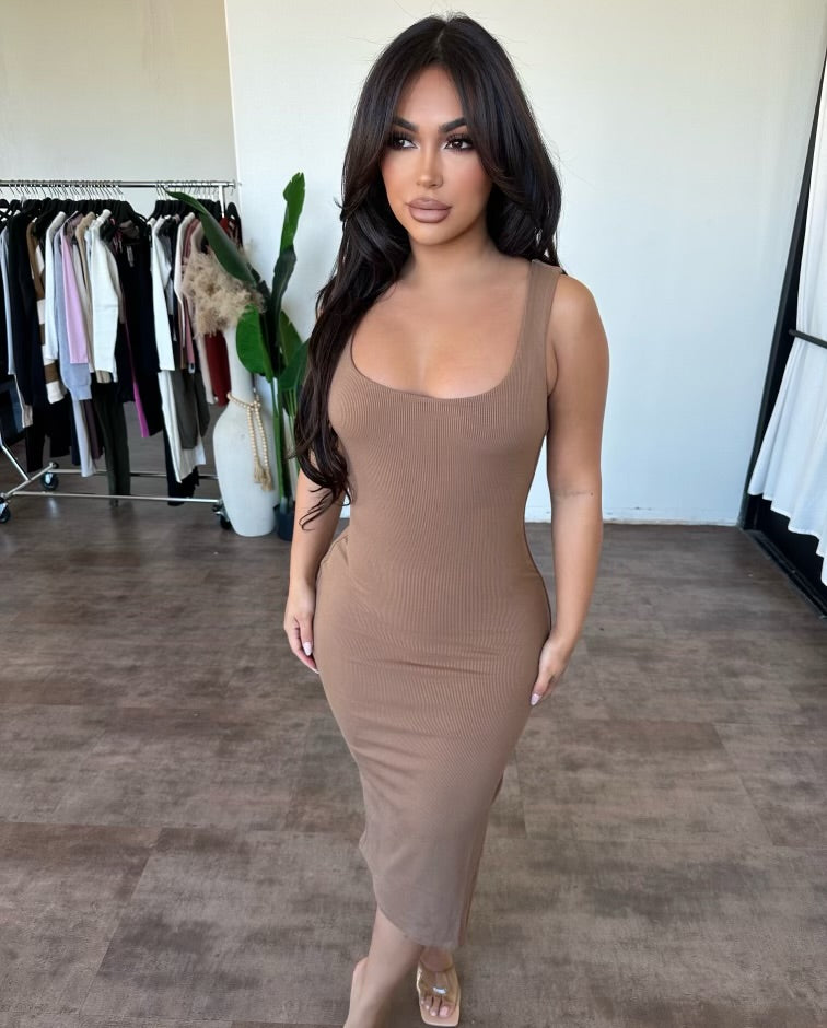 Corey Dress (Camel)