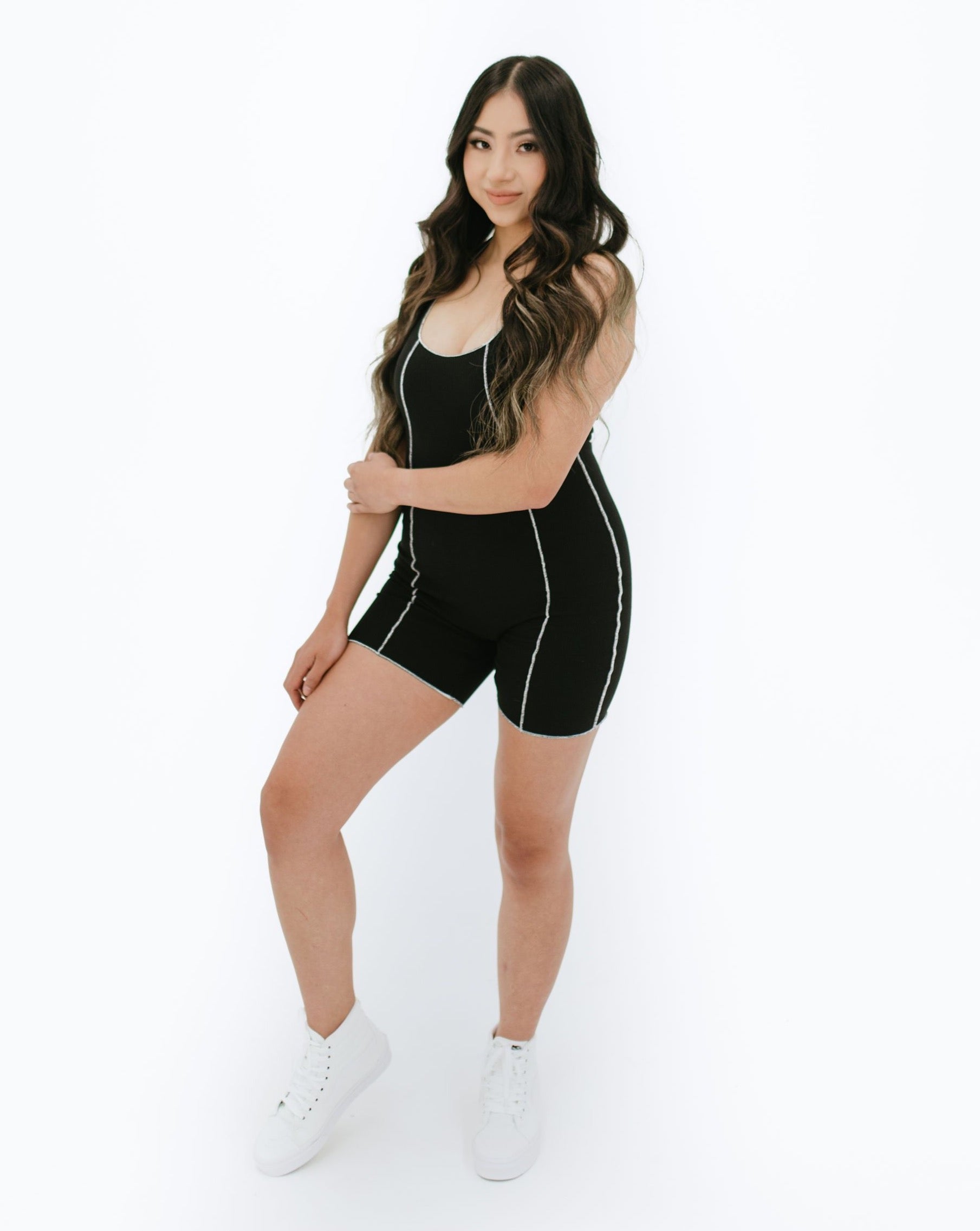 My Mini Me Romper (Black/White)(Mommy)