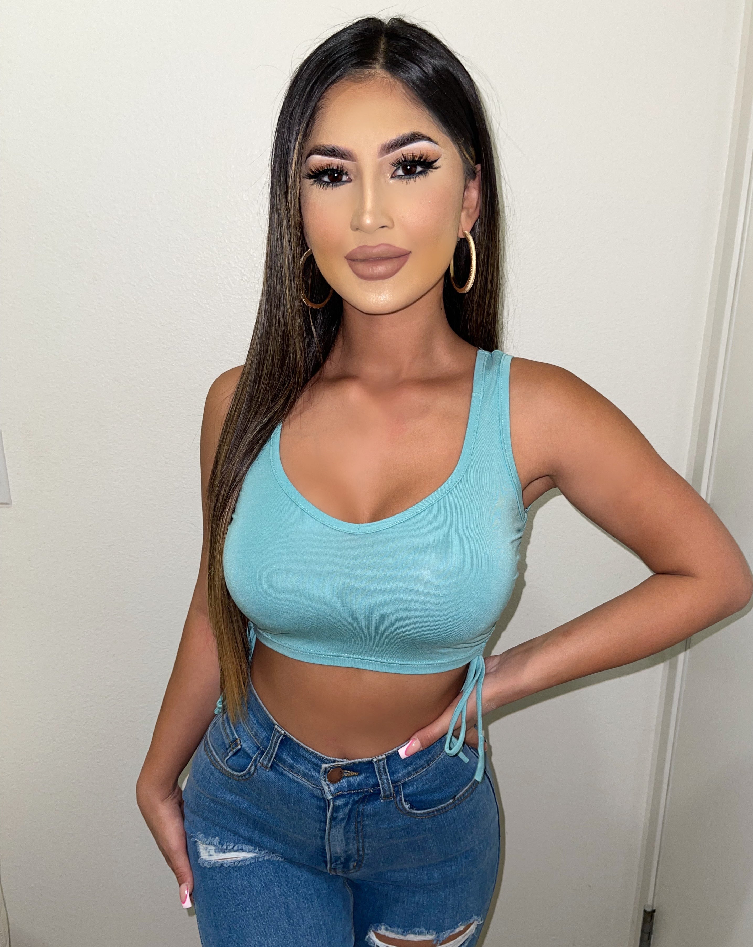 Kayla Tank Top(Green)Final Sale