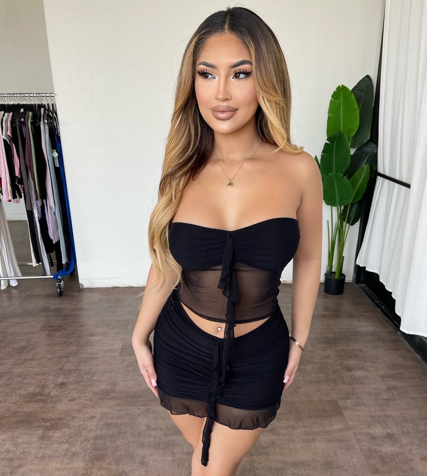 Ariel 2 Piece Set(Black)