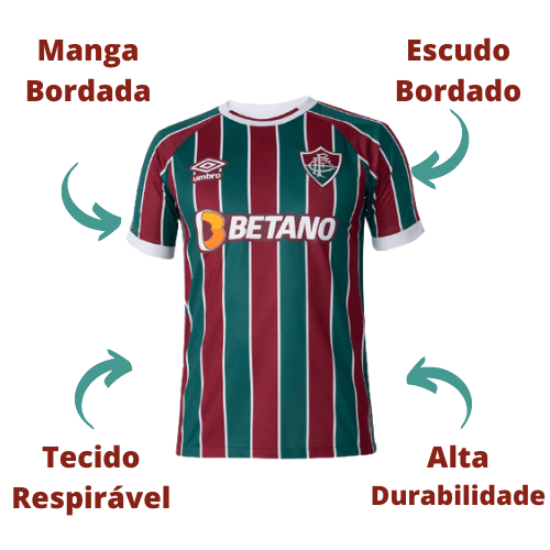 Características reais da nova camisa do Fluminense 23/24
