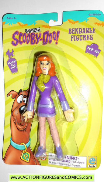 Scooby Doo DAPHNE BLAKE bendable figures equity toys cartoon network m ...