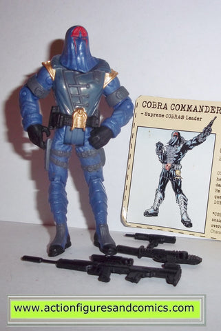 Joe Cobra Commander Cobra Leader Figure Hasbro With Weapons Accessories G I Toys Hobbies Interstruct Action Figures