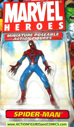 miniature spider man figures