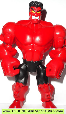 red hulk super hero mashers