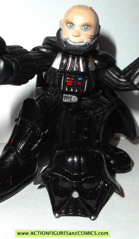 darth vader action figure with removable helmet