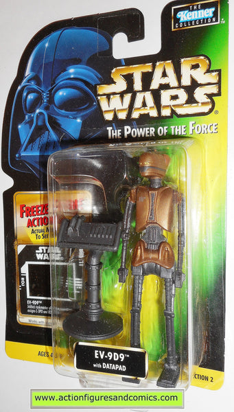 star wars action figures EV-9D9 freeze frame .01 power of the force ha ...