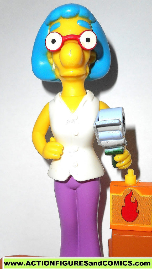 Simpsons Luann Van Houten Playmates Toy Action Figure Wos Milhouse Actionfiguresandcomics 