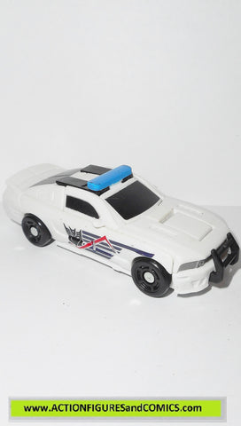 white police car transformer