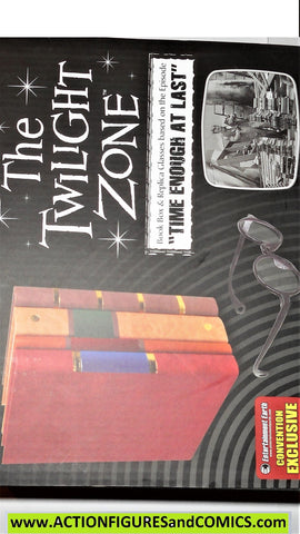 Twilight Zone TIME ENOUGH AT LAST book box replica glasses convention ...