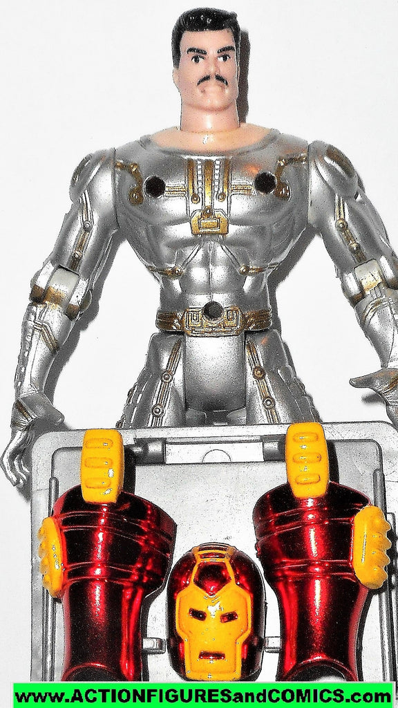 Iron man TONY STARK 1995 marvel universe action hour toy biz figures ... - DSCN8989 4 1024x1024