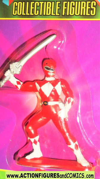 Power Rangers RED RANGER 1993 mighty morphin pvc bandai moc ...