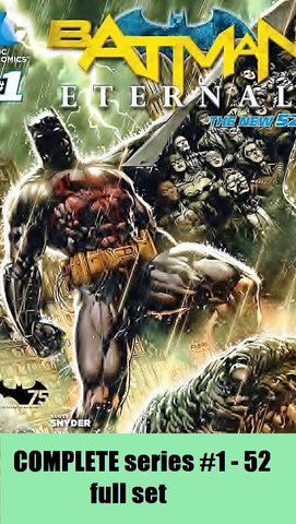 DC comics BATMAN ETERNAL # 1 - 52 Complete series full run lot set –  ActionFiguresandComics