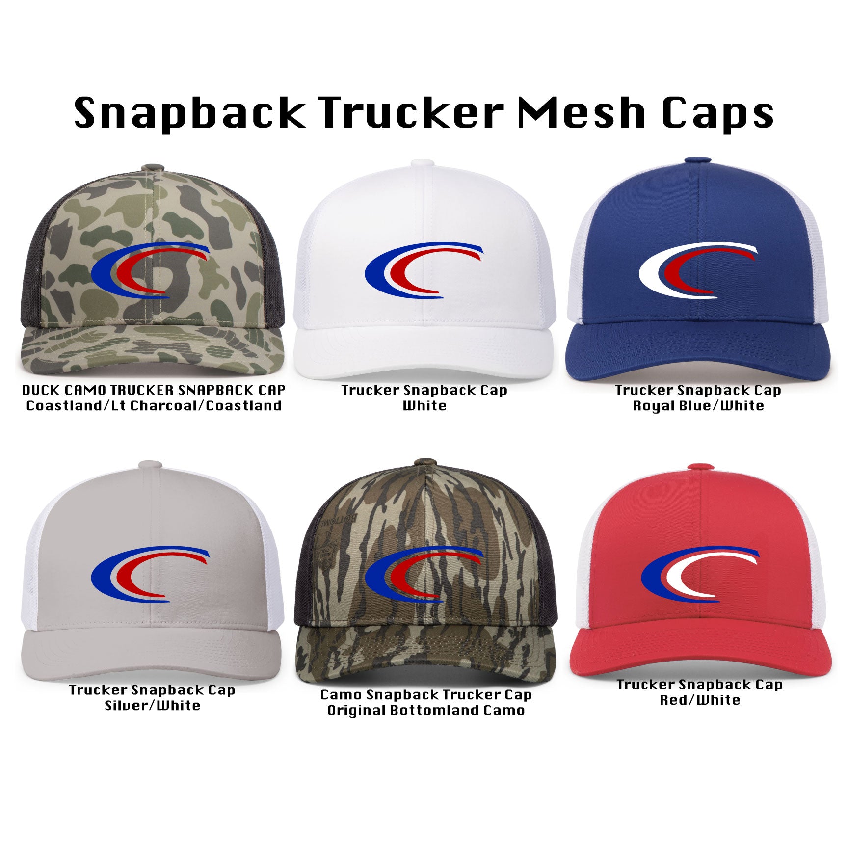 Trucker Mesh Snapback Cap