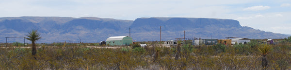 Shiflet House Property View from the North West to South East. Nine Points Mesa is in the background.