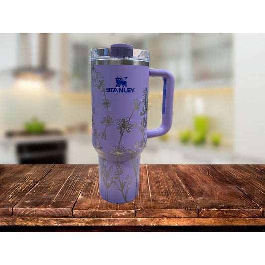 Sunflowers Custom Stanley Adventure Quencher 40 oz tumbler