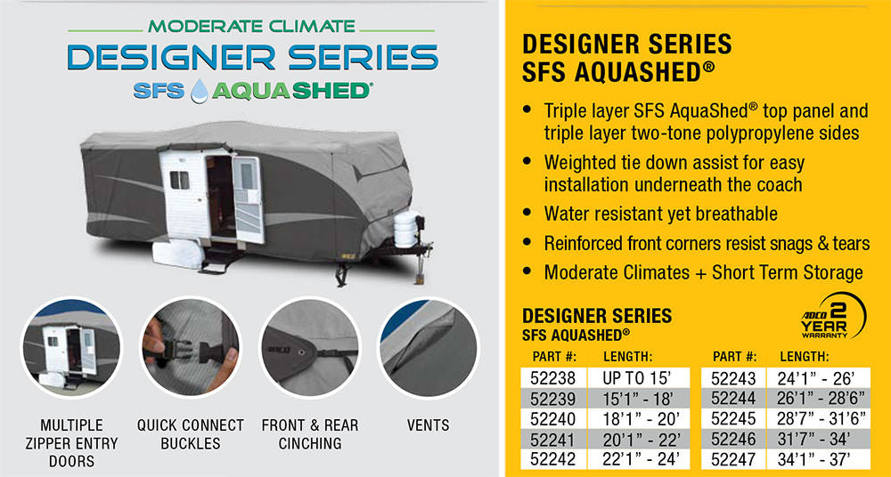 ADCO 52240 18'1" to 20' Designer Series SFS Aqua Shed ...