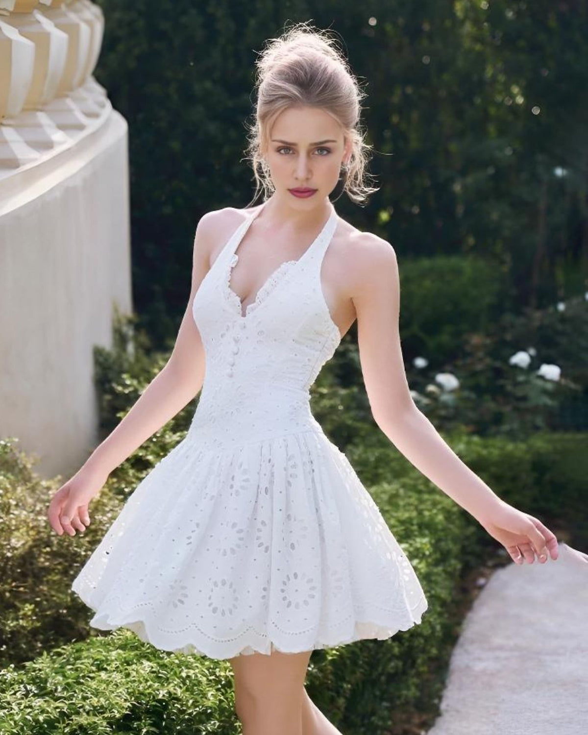 Beyond White Embroidery Dress