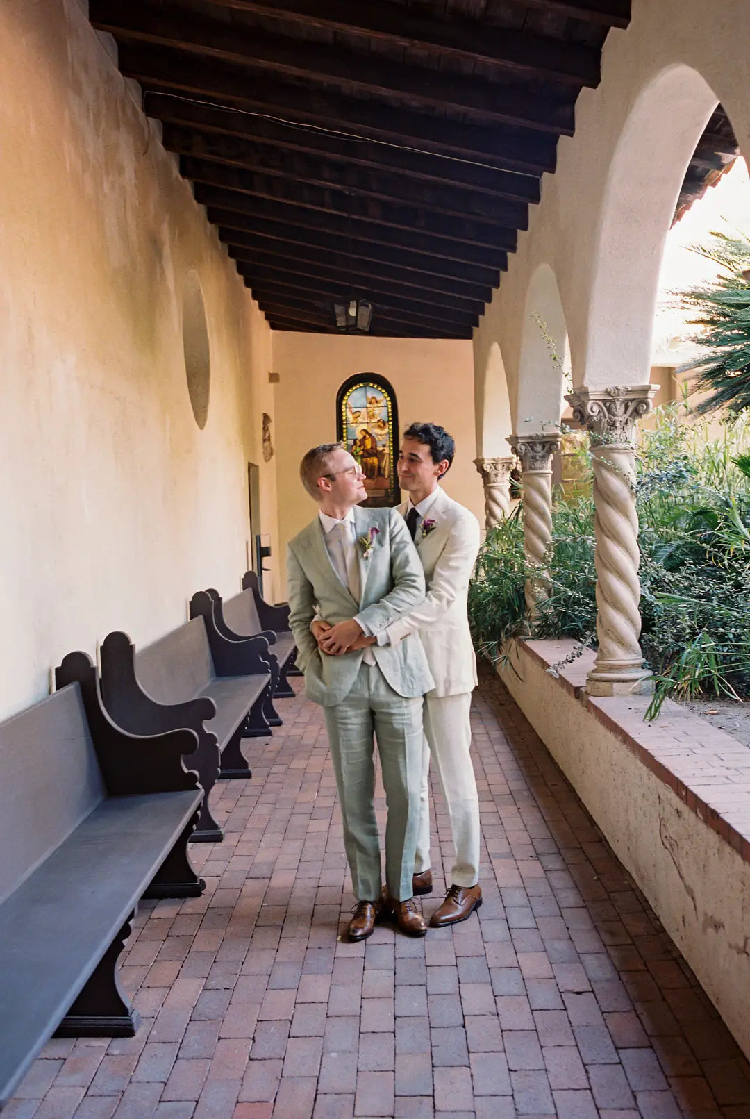 Wedding shot on Kodak Portra 400 film