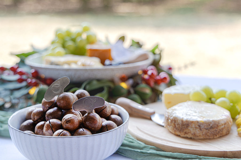 Happy Nut Macadamias with Savoury Entertaining Platter